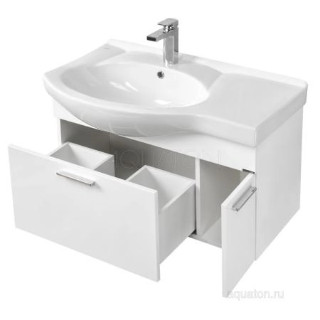 Тумба под раковину Aquaton Инди 1A188401ND010 80 с ящиком,белый