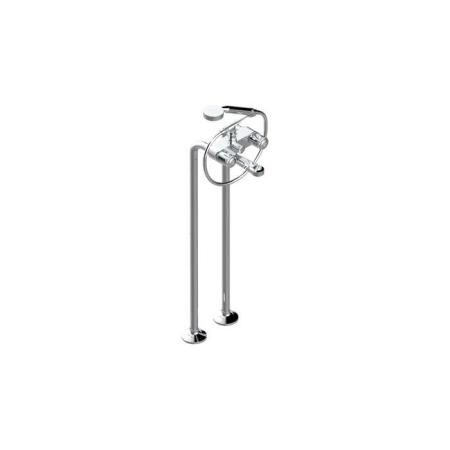 THG CORVAIR FIOR DI BOSCO Смеситель для ванны напольный, с ручным душем и шлангом 1500 мм., цвет: хром