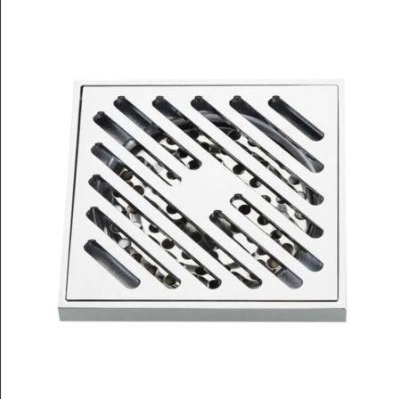 Душевой трап Gappo G81050 хром 100x100мм