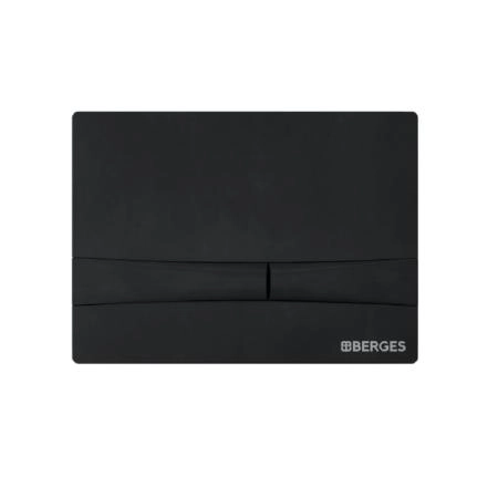 Инсталляция BERGES NOVUM 40255 для скрытого монтажа унитаза кнопка F5 Soft Touch, черная