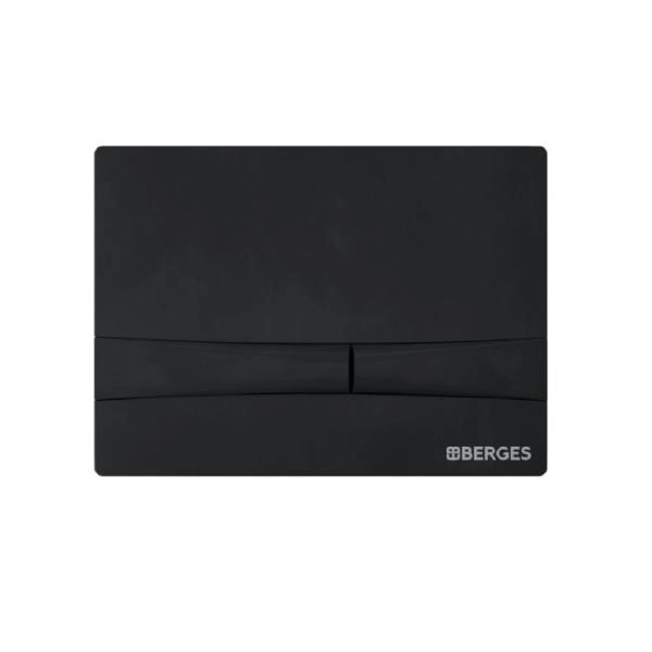 Инсталляция BERGES NOVUM 40255 для скрытого монтажа унитаза кнопка F5 Soft Touch, черная