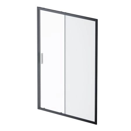 Дверь душевая в нишу AM.PM Gem W90G-140-1-195BM прозрачное, матовое; профиль черный