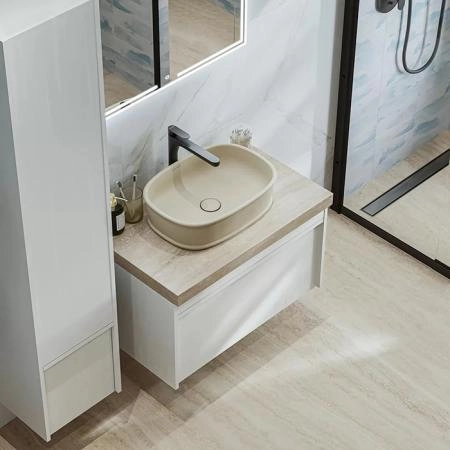 Раковина Kerama Marazzi CIRCO ЧИРКО CI.wb.50\SAN накладная 50, песочная матовая