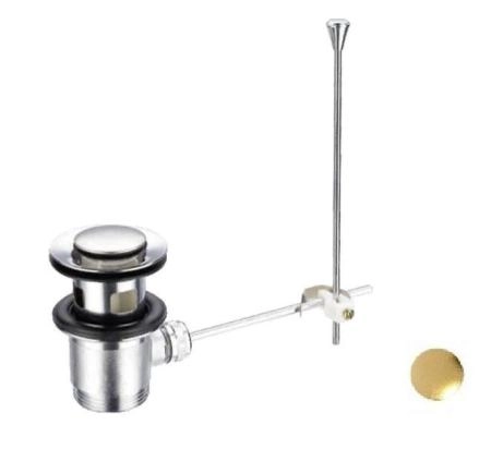 Донный клапан CEZARES CZR-SA2-03 с переливом золото