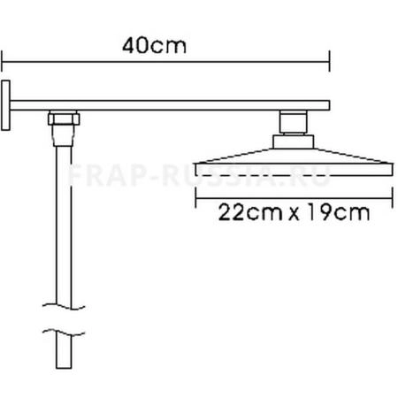 Душевая система Frap F2406 хром