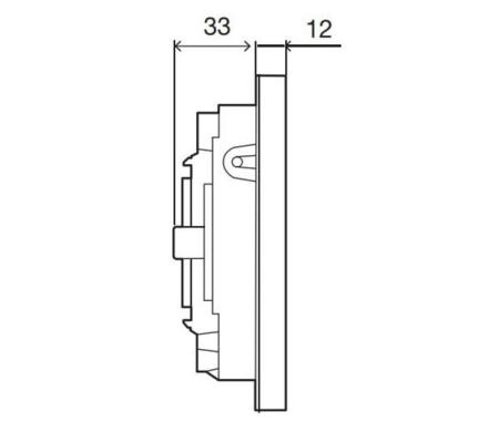 Панель пневматическая двойная OLI Oceania Mia 054563