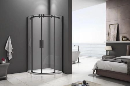 Душевой уголок GOOD DOOR GALAXY R-TD-90-C-B 90x90 прозрачное