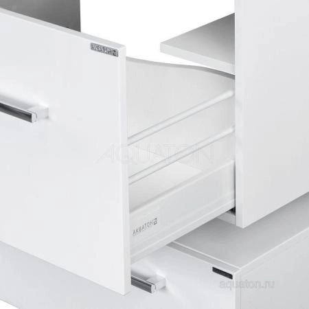 Тумба под раковину Акватон Мадрид 120 см цвет белый