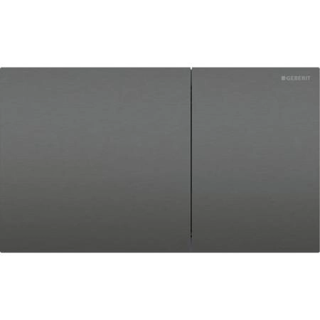 Geberit Sigma70 Клавиша для двойного смыва, квадратная: Хромированный черный