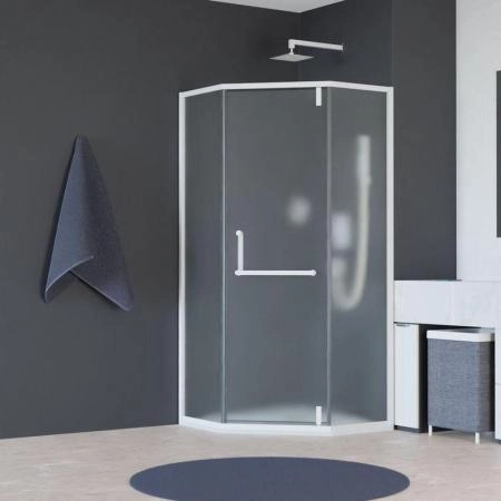 Душевой уголок RGW HO-084W Hotel 100x100 Белый матовое