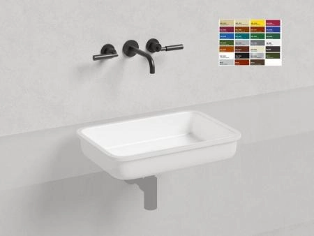 Раковина Salini MAREA 09 RAL S-Stone покраска RAL матовая 55x38 1802209MF встраиваемая