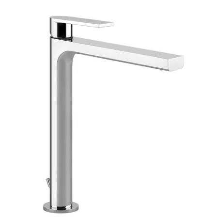 Gessi Emporio Via manzoni Смеситель для раковины, на 1 отв, высокий, с донным клапаном, цвет: хром