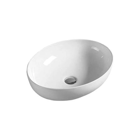 Раковина Vincea VBS-51552, 520*395*130, накладная, цвет белый фарфор