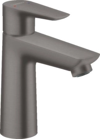 Hansgrohe 71710340 Talis E Cмеситель для раковины 104 мм, со сливным гарнитуром, шлифованный черный хром
