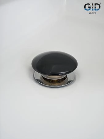 Донный клапан Gid без перелива Bl100 72201K черный глянцевый 7x7x10