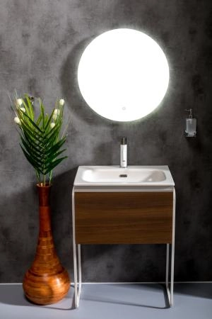 Тумба без раковины Boheme Vallessi 60*46см DARK OAK, 1 Полка Boheme 837-060-D
