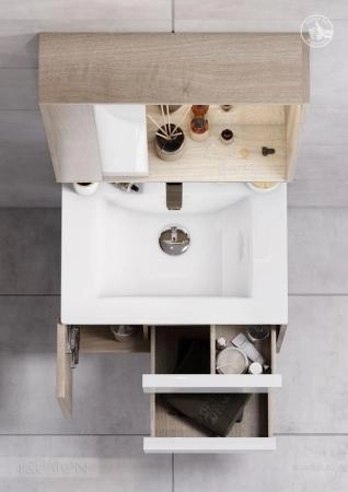 Тумба под раковину AQUATON Бостон 60 дуб эврика 1A252501BN010