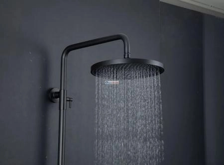 Душевая система Gappo G2496-26 черный матовый с изливом