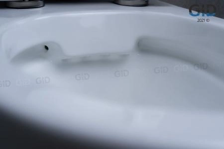Унитаз Gid Tr2193 49 см подвесной безободковый микролифт белый