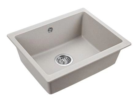 Мойка для кухни Paulmark GERA, PM205546-GR, серый, 555х460, подст. мон. Paulmark