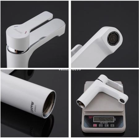 Смеситель Gappo G1002-8 для раковины, белый