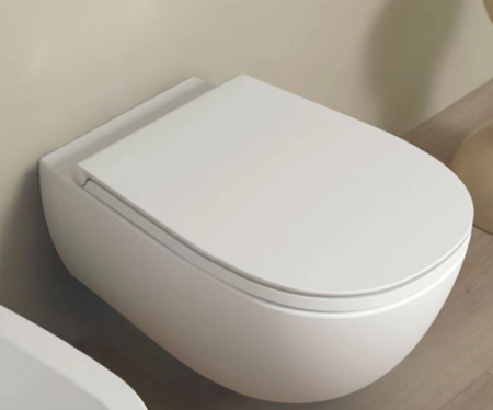 Flaminia IO унитаз 550х380хh320 мм, подвесной с системой GoClean, в комплекте крепежный комплект арт. 9008, керамика, цвет белый