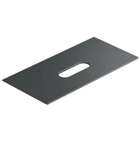 Catalano Столешница керамическая 100x50см, с отверстием , цвет: черный матовый