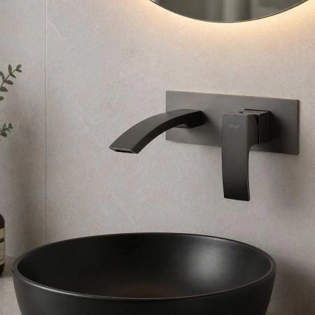 Смеситель GAPPO G1007-29 для раковины встраиваемый, оружейная сталь