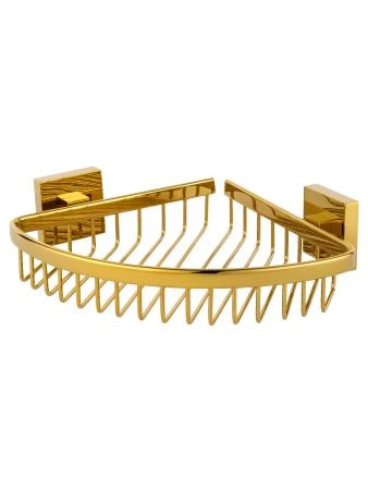 Полка для ванной угловая WONZON & WOGHAND POLO, Темное золото (WW-8944-DG)