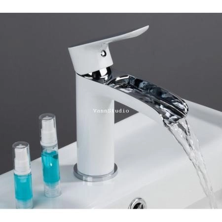 Смеситель Gappo G1048-8 для раковины, белый хром