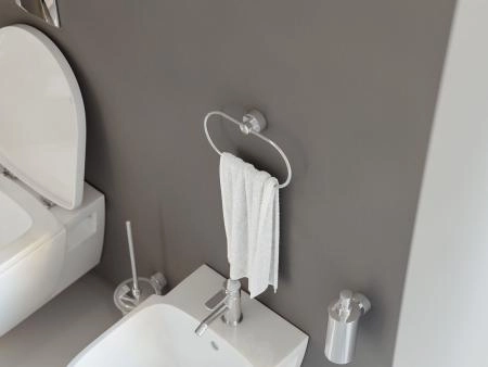 Держатель полотенца FBS Nostalgy NOS 022 овальный хром