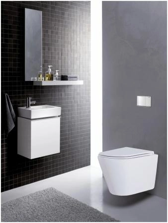 Унитаз подвесной Azario Teramo 515х360х360 безободковый (Торнадо) сиденье микролифт (AZ-0053-UQ)