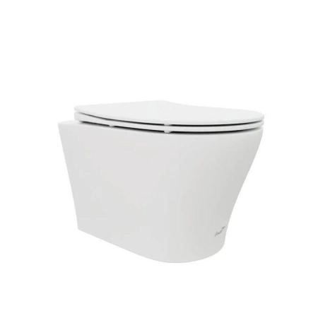 Унитаз Cerutti SPA ADIGE Aria MW подвесной безободковый белый матовый CT9245 (490х360х355)