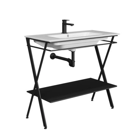 Металлическая структура Kerama Marazzi PIANO NEXT ПИАНО НЕКСТ PIA.N.95\BLK напольная 95, черная матовая