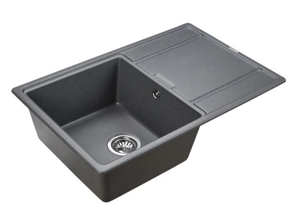 Мойка для кухни Paulmark FLUGEN, PM217850-DG, графит, 780х500 мм