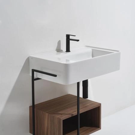 Simas Ratio  Раковина чаша подвесная 55x46xh18 см, с 1 отв. для смесителя, без перелива, цвет: белый