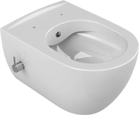 Унитаз подвесной с функцией биде Boheme Bianco 963-2 Белый глянец (без крышки)