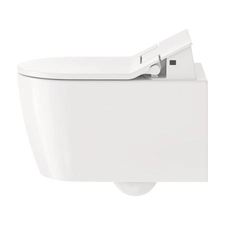 Duravit ME by Starck SensoWash Унитаз подвесной 57x37см, Rimless, HygieneGlaze, с крышкой биде, цвет: белый