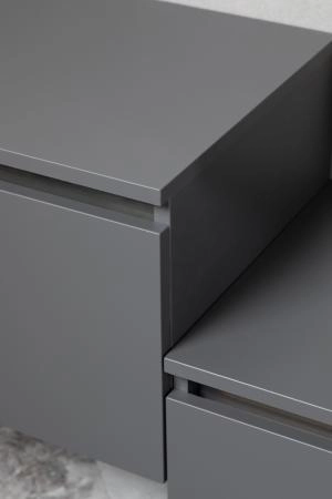 Ящик под столешницу Boheme 60см АНТРАЦИТ мат. VALLESSI UNO-S 897-060-A mat