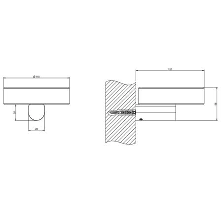 Gessi Rilievo Мыльница подвесная, цвет: nero XL