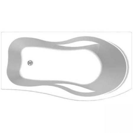 Ванна Aquanet Borneo 170x75 без гидромассажа правая