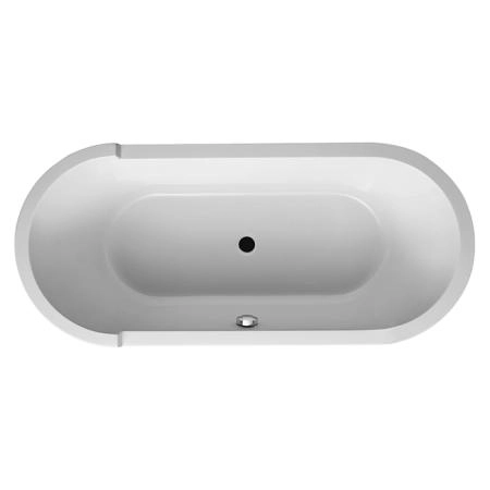 Duravit Starck Ванна 180х80см, аквриловая встраиваемая, с  двумя наклонами для спины, цвет: белый