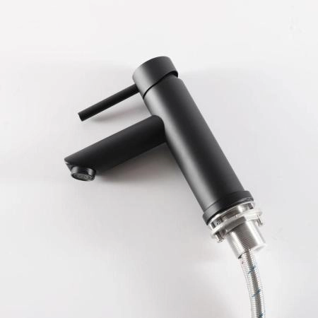 Смеситель Gid Berlin SS080-BM-K для раковины Черный матовый