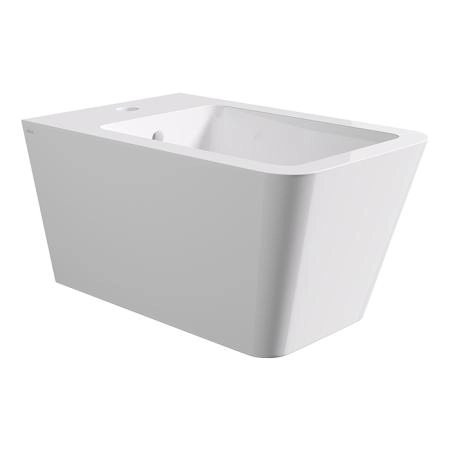 Alice Hide Square Биде подвесное 55х35см., с набором для крепления, цвет: белый глянцевый
