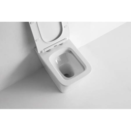 Унитаз CeramaLux NS-3170 54 см приставной безободковый микролифт