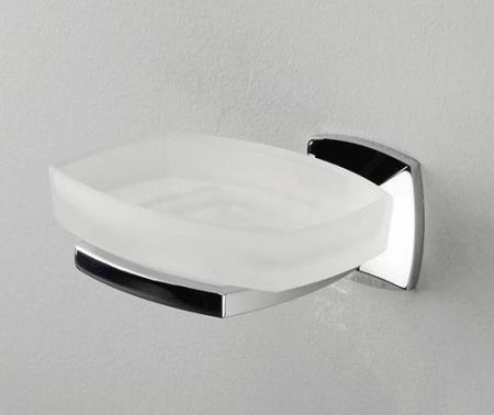 Мыльница WasserKraft Wern K-2529 стекло хром