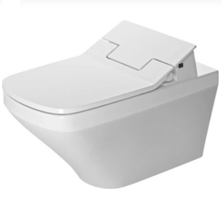 Duravit DuraStyle унитаз 370х620 мм, подвесной, без смывного края, с вертикальным смывом + сиденьн SensoWash, включая компоненты для SensoWash со скрытым подключением, вкл. крепление Durafix, цвет керамики белый