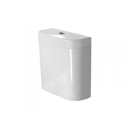Duravit Happy D.2 бачок сливной для унитаза, подвод воды снизу слева, с механизмом двойного смыва в хроме, цвет белый