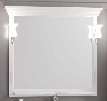 Тумба под раковину Opadiris РИСПЕКТО 100 Белый матовый с фурнитурой хром