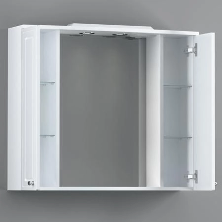 Зеркальный шкаф RedBlu by Damixa Palace One M41MPX0851WG белый глянцевый